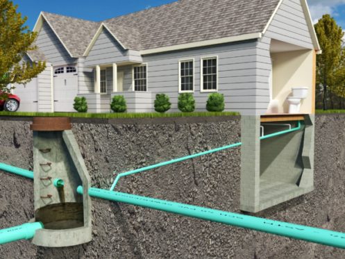 Residential Home Sewer System Overhead in Wheeling, IL