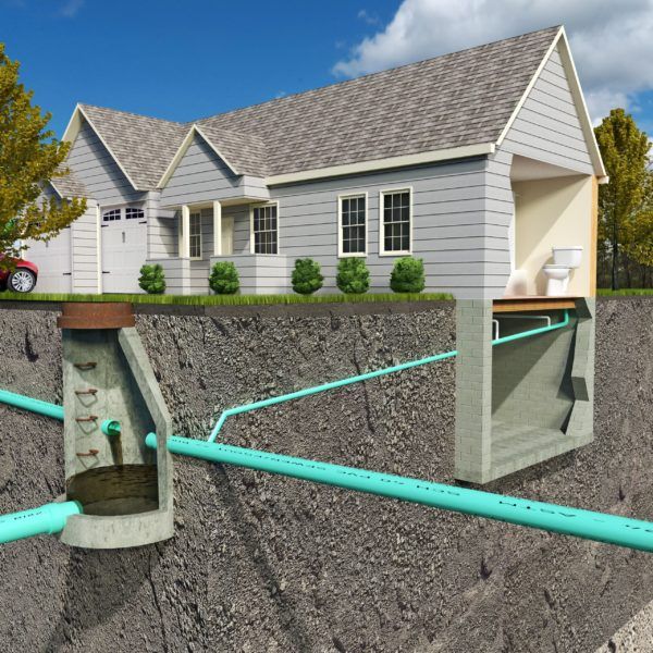 Residential Home Sewer System Overhead in Wheeling, IL